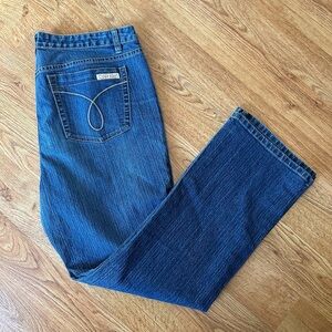 Calvin Klein Women's Dark Blue Boot Cut Jeans